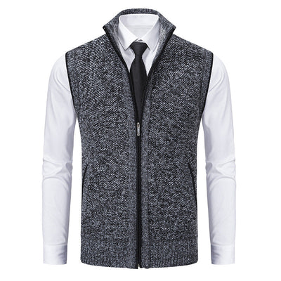 Samuel - Elegante Chaleco con Cremallera para Hombres