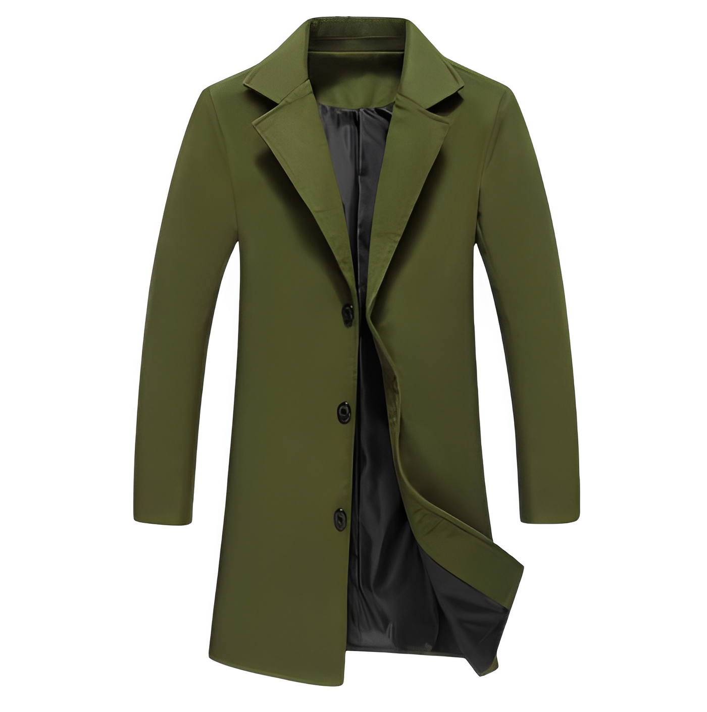 Peyton - Abrigo de invierno formal de lana para hombres