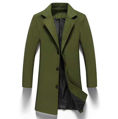 Johnson - Elegante formal abrigo de lana para hombres