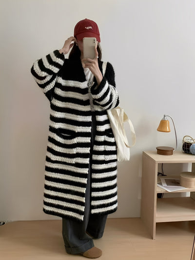 Rosaleen - Elegante, casual abrigo largo para mujeres