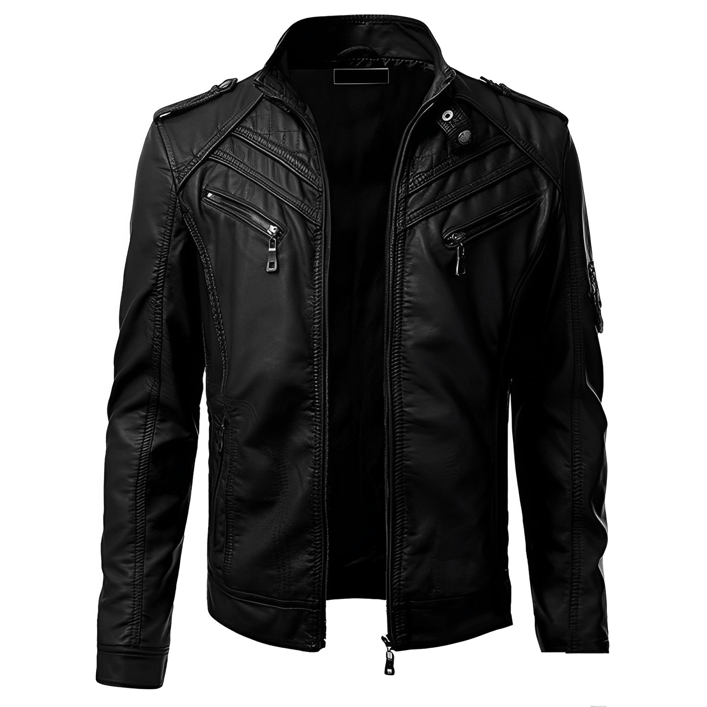 Lucas - Lujosa Chaqueta de Cuero en Estilo Moderno