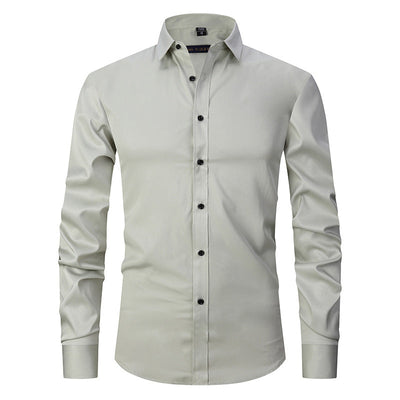 Ronan - Camisa de negocios formal de manga larga para hombres