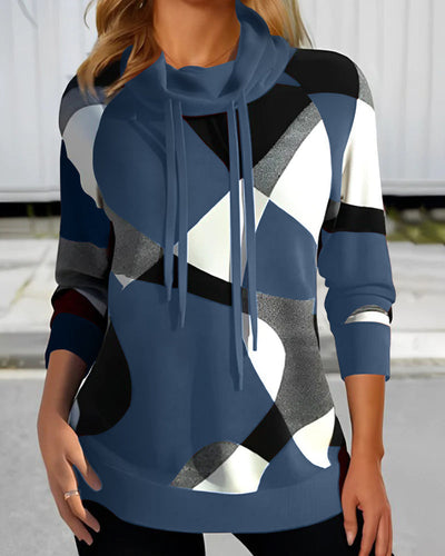 Gabrielle - Sudadera casual con diseño de bloques de color para mujeres