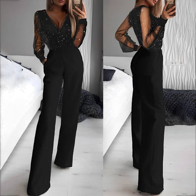 Catherina - Elegante mono con escote en V para mujeres