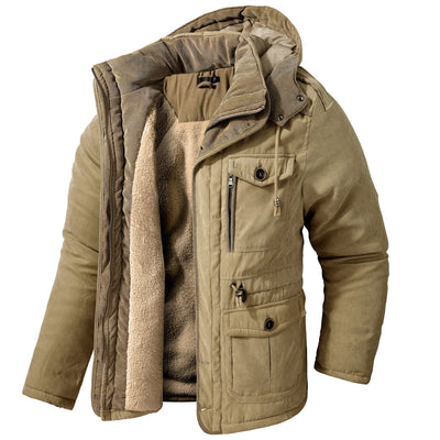 Daniel - Chaqueta de invierno gruesa con capucha para hombres
