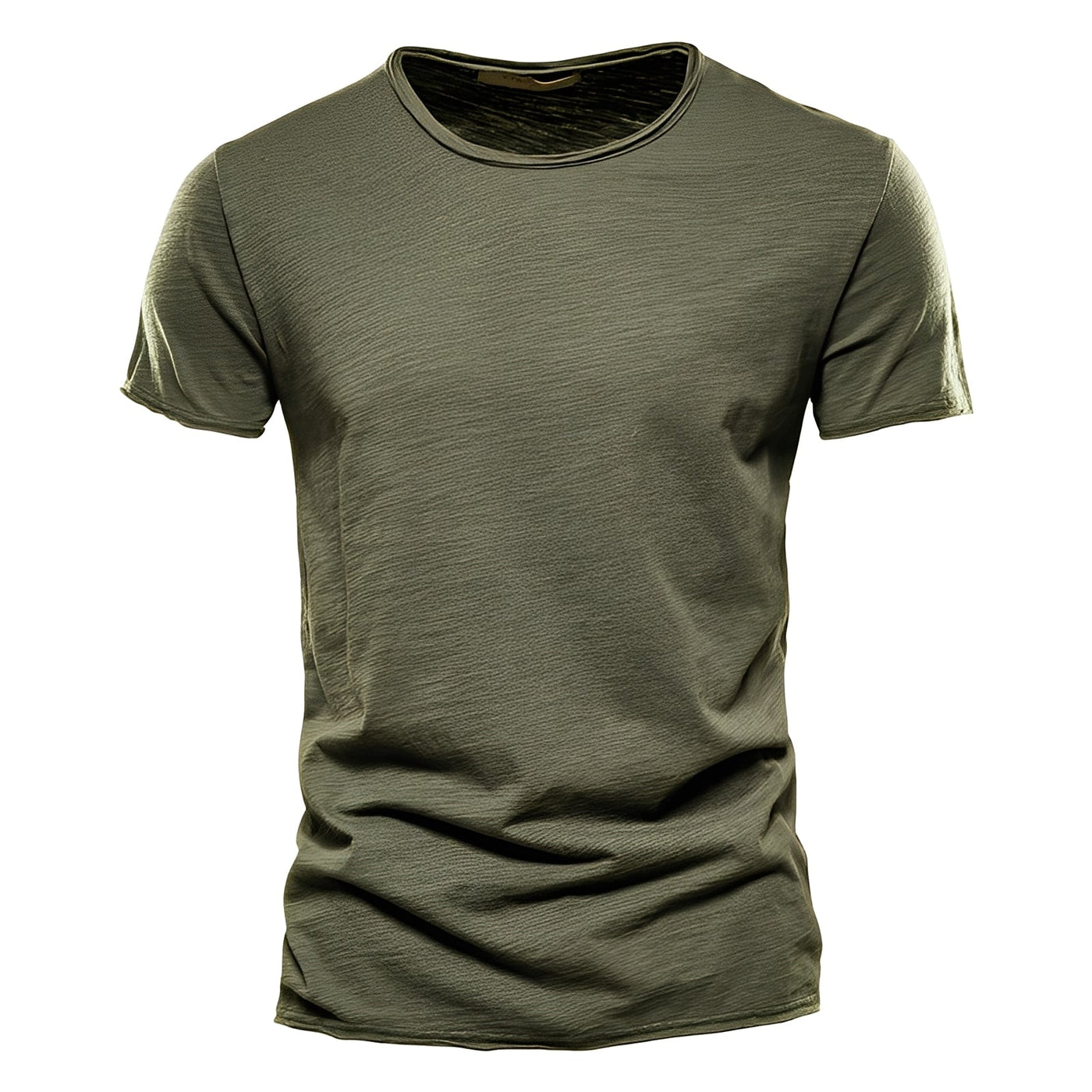 Roderick - Camiseta Casual de Manga Corta de Algodón para Hombres