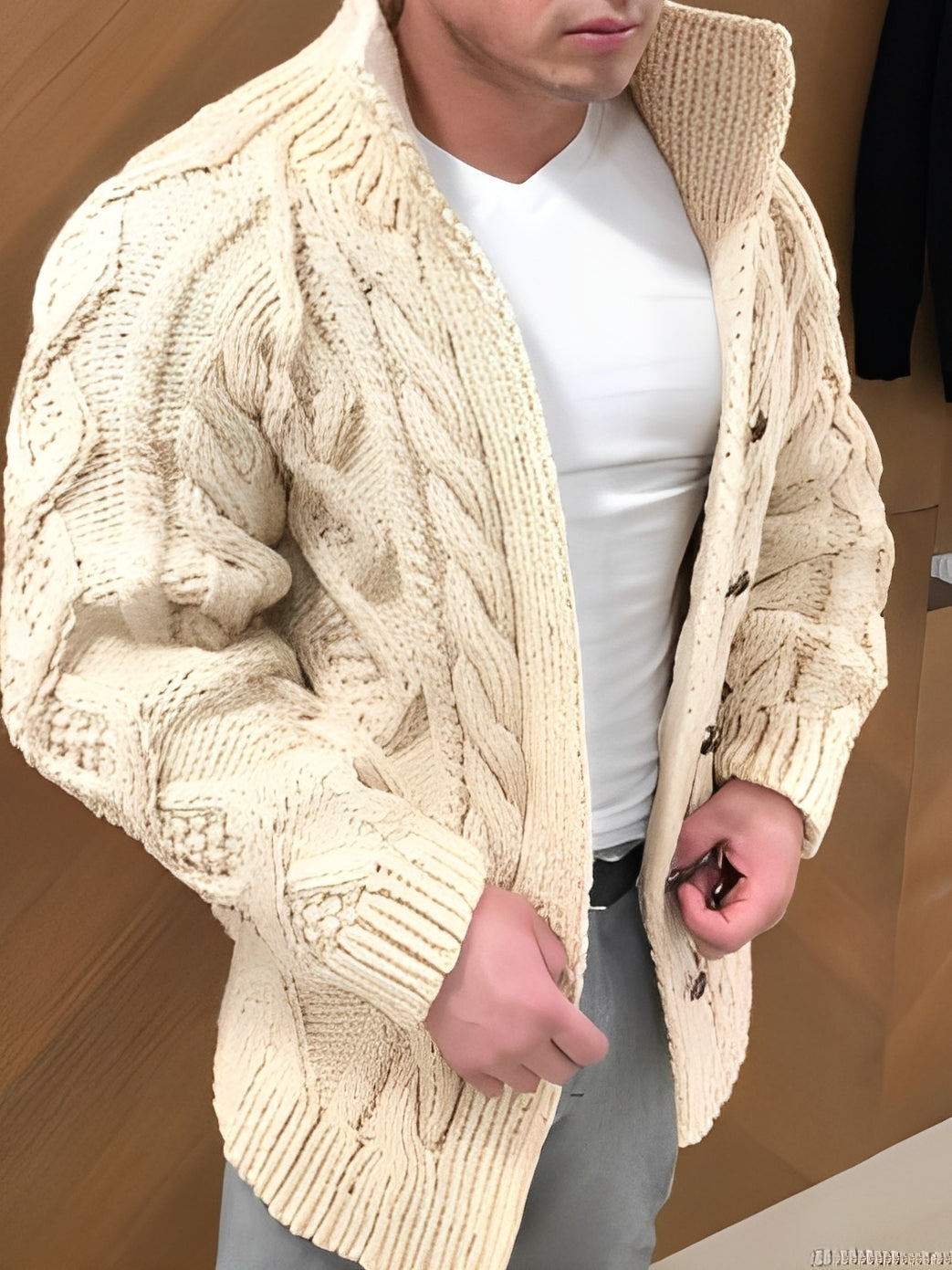 Donovan - Elegante, cálido cardigan para hombres