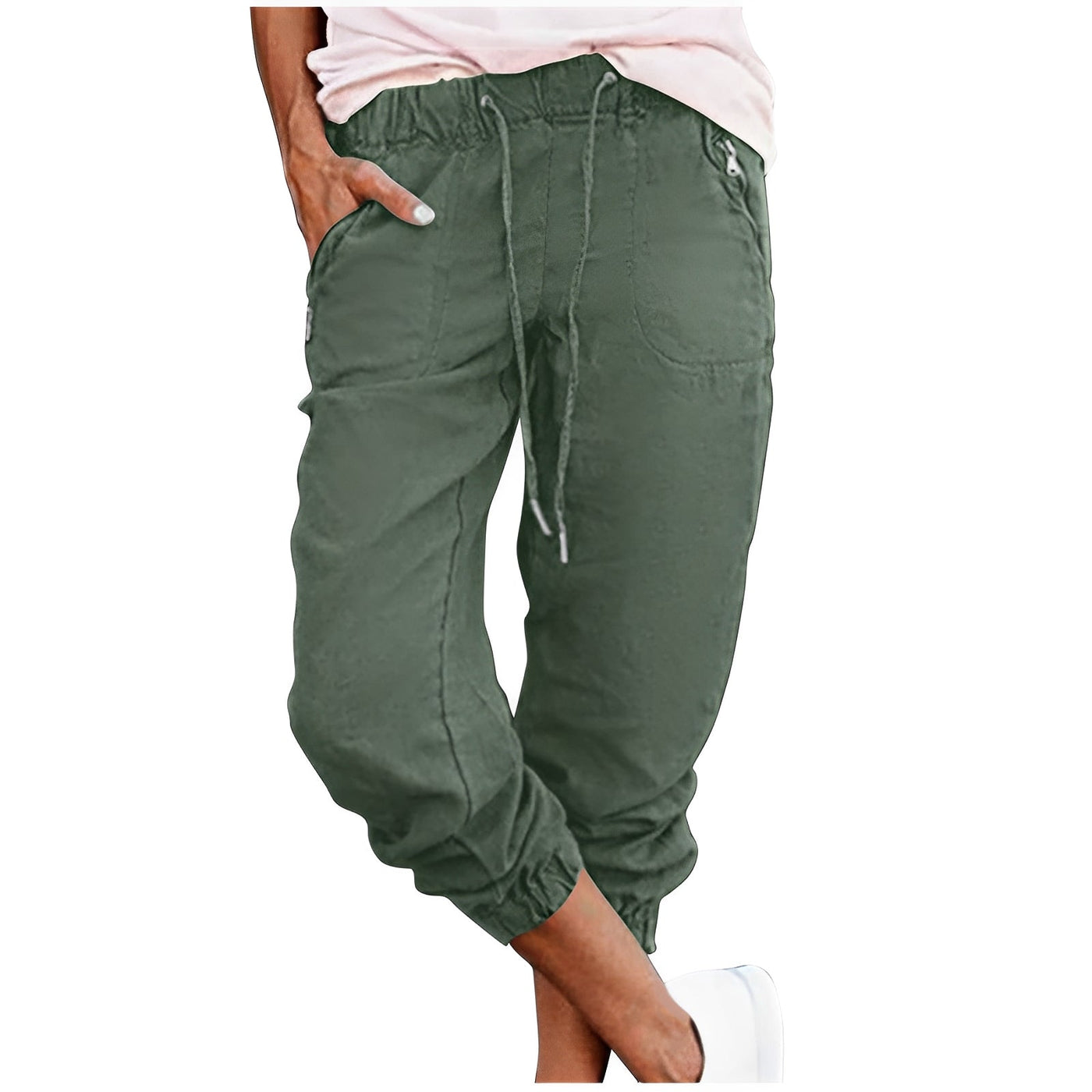 Evalyn - Elegante elástica pantalón cargo para mujeres