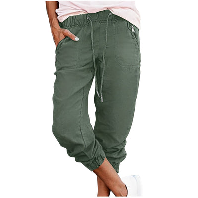 Evalyn - Elegante elástica pantalón cargo para mujeres