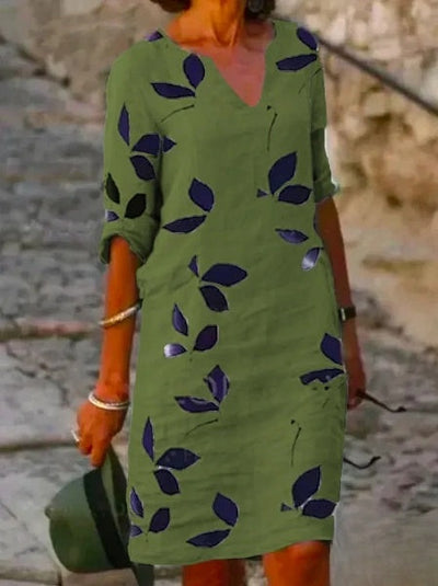 Carla - Vestido elegante con estampado floral para un look casual chic