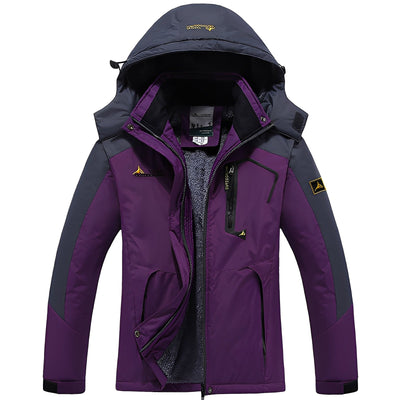 Heather - Elegante, con forro de felpa chaqueta de invierno para mujer