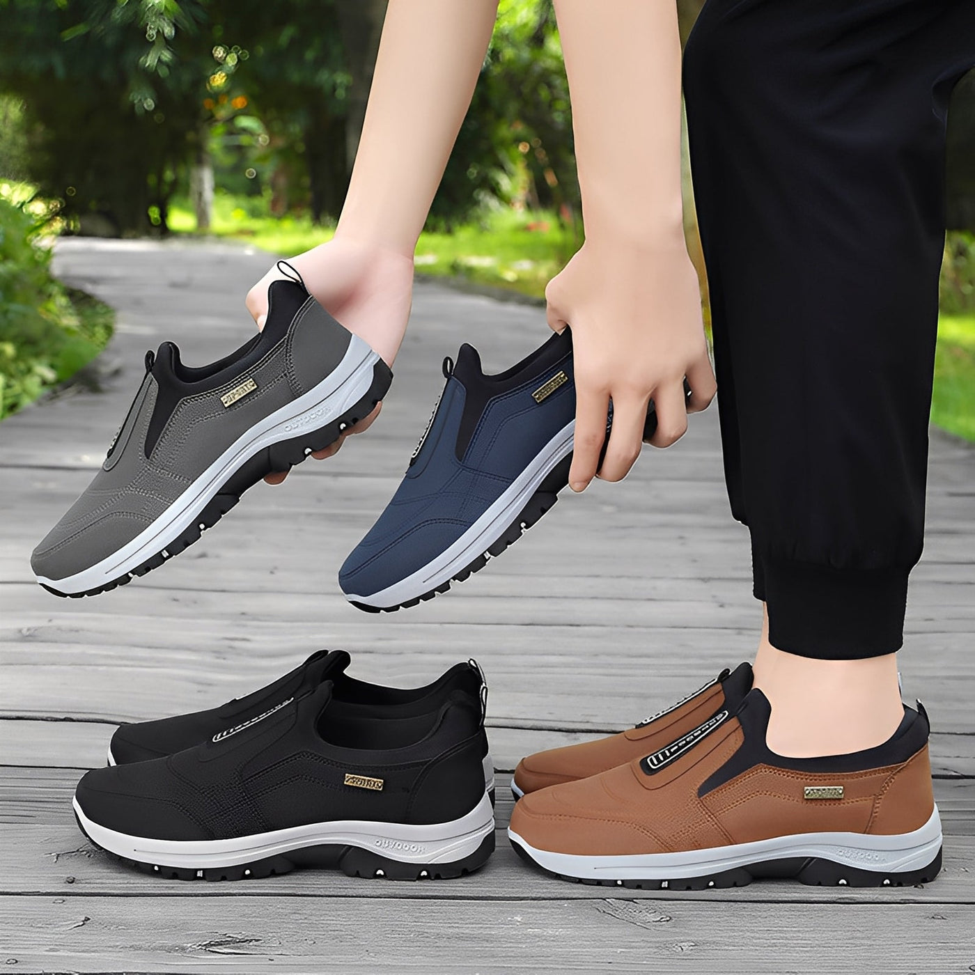 Cyril - Cómodos zapatos casuales de malla para hombres