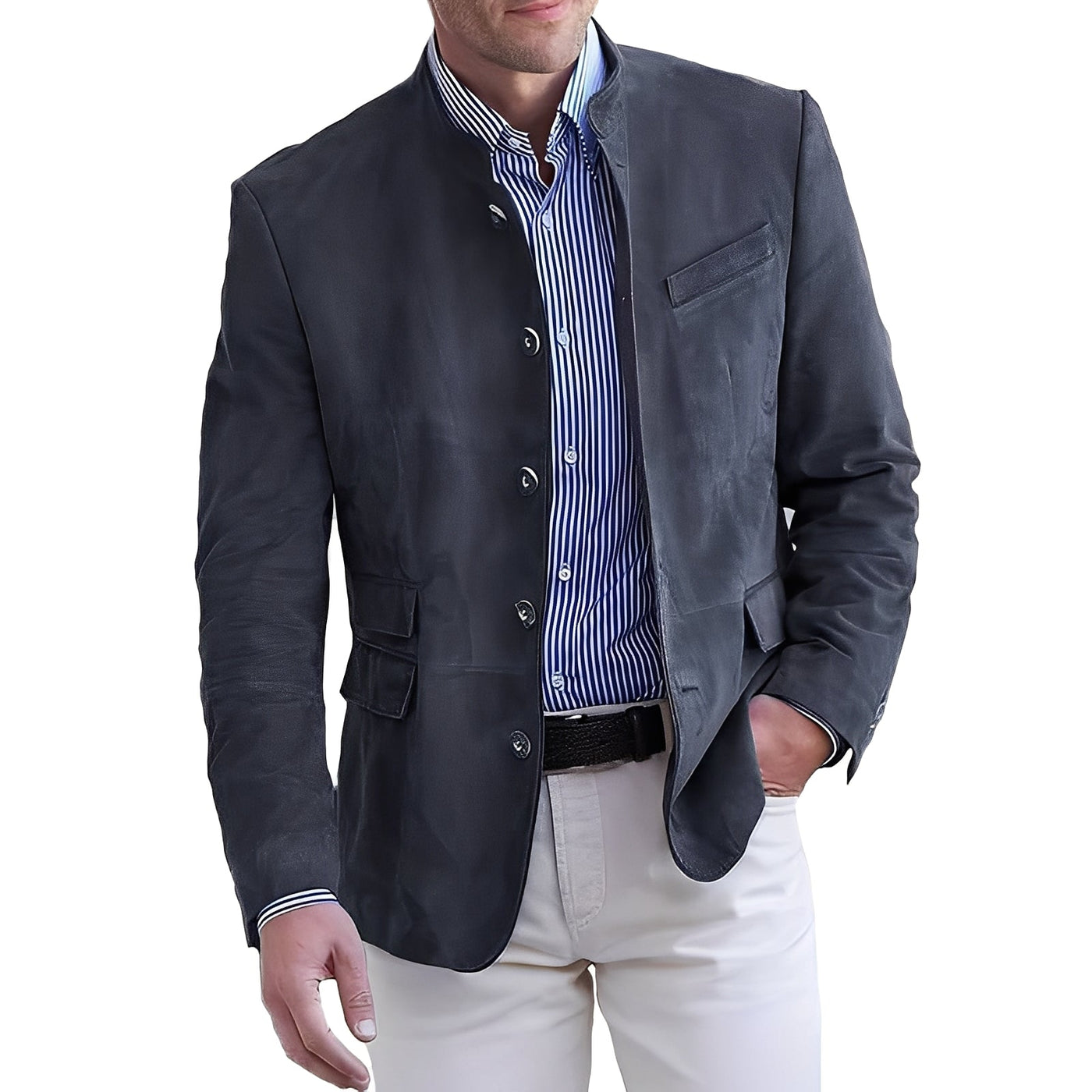 Hervey - Estilosa Chaqueta Blazer de Ocio para Hombres