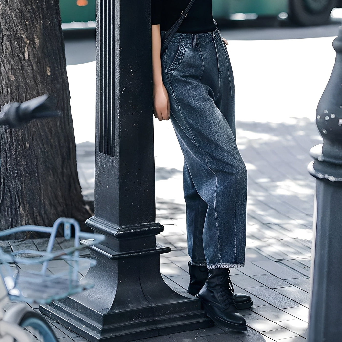 Shirlee - Elegante pantalones vaqueros con cintura alta para mujeres
