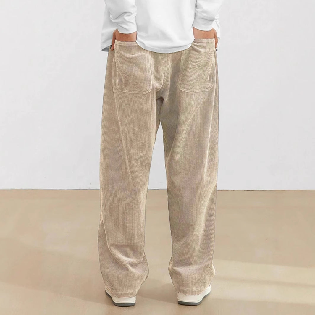 Kenrick - Pantalón de pana recto para hombres