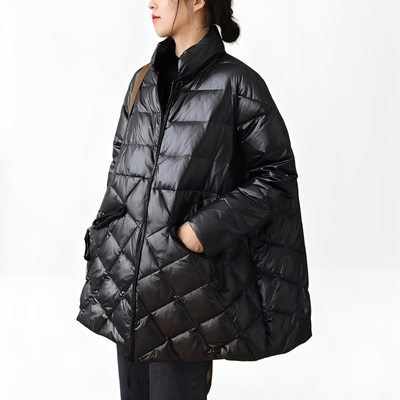 Emily - Chaqueta de plumas caliente con bolsillos con cremallera para mujeres