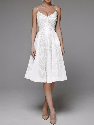 Anabelle - Elegante vestido sin mangas con tirantes para mujeres