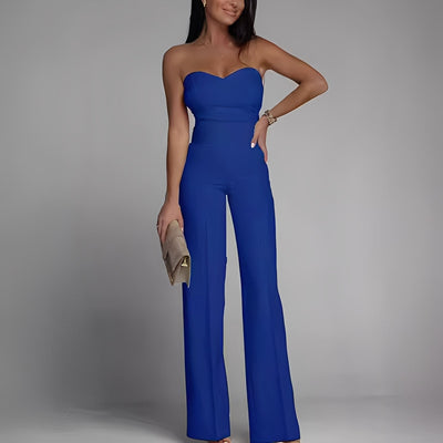 Briley - Elegante, formal, sin tirantes mono para mujeres