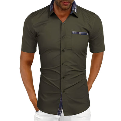 Marvin - Camisa Corta Casual para Hombres