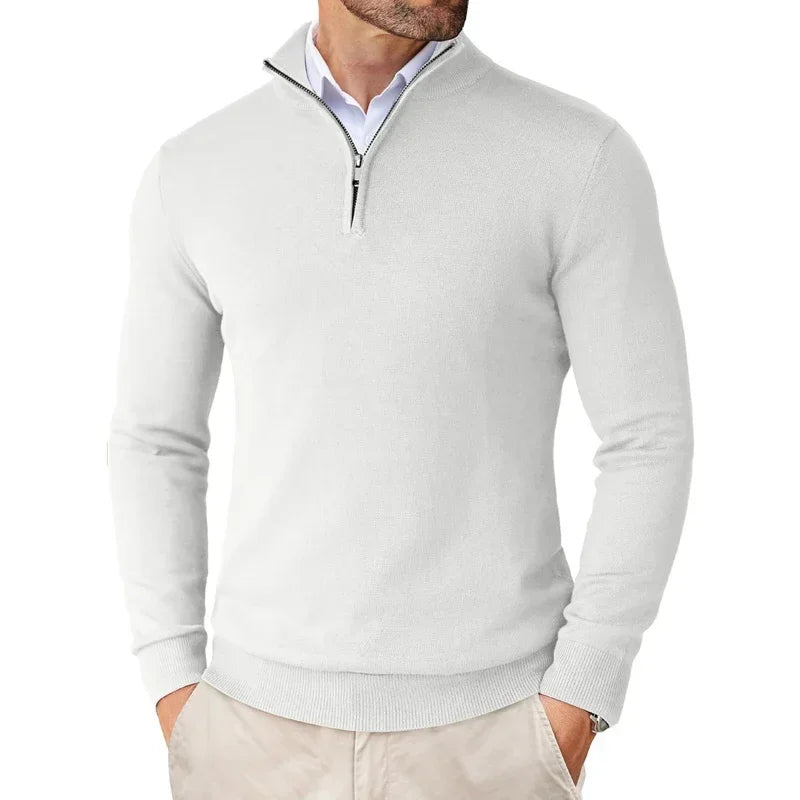 Bowen - Moderno Suéter con Cremallera para Hombres