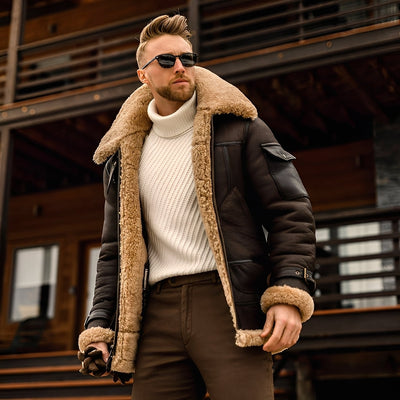 Jarod - Elegante chaqueta de invierno con forro polar para hombres