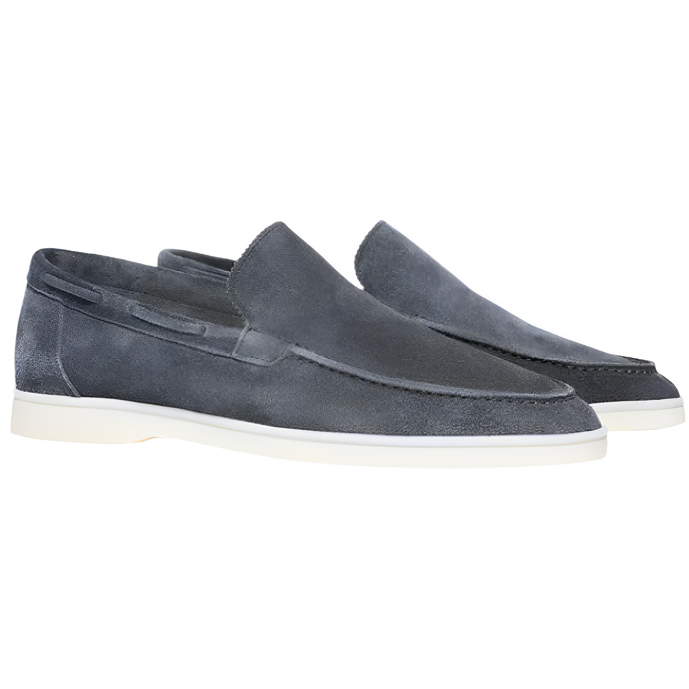 Lewin - Zapatos Casuales Retro de Gamuza para Hombres