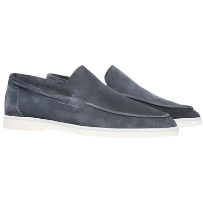 Lewin - Zapatos Casuales Retro de Gamuza para Hombres