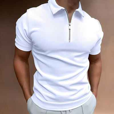 Hubert - Estiloso Polo con Cremallera para Hombres