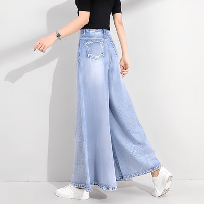 Jasmine - Jeans elegantes con pierna ancha para mujeres
