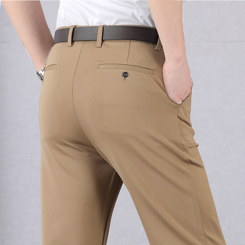 Beckett - Pantalones de Traje Elásticos Casuales para Hombres