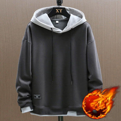 Warner - Moderno, cálido hoodie para hombres