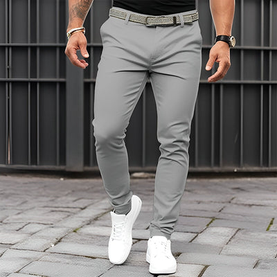 Jaron - Elegante, casual pantalón Slim-Fit para hombres