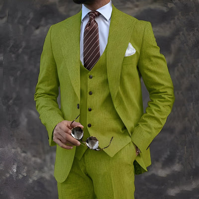 Elwyn - Traje casual y formal de tres piezas para hombres