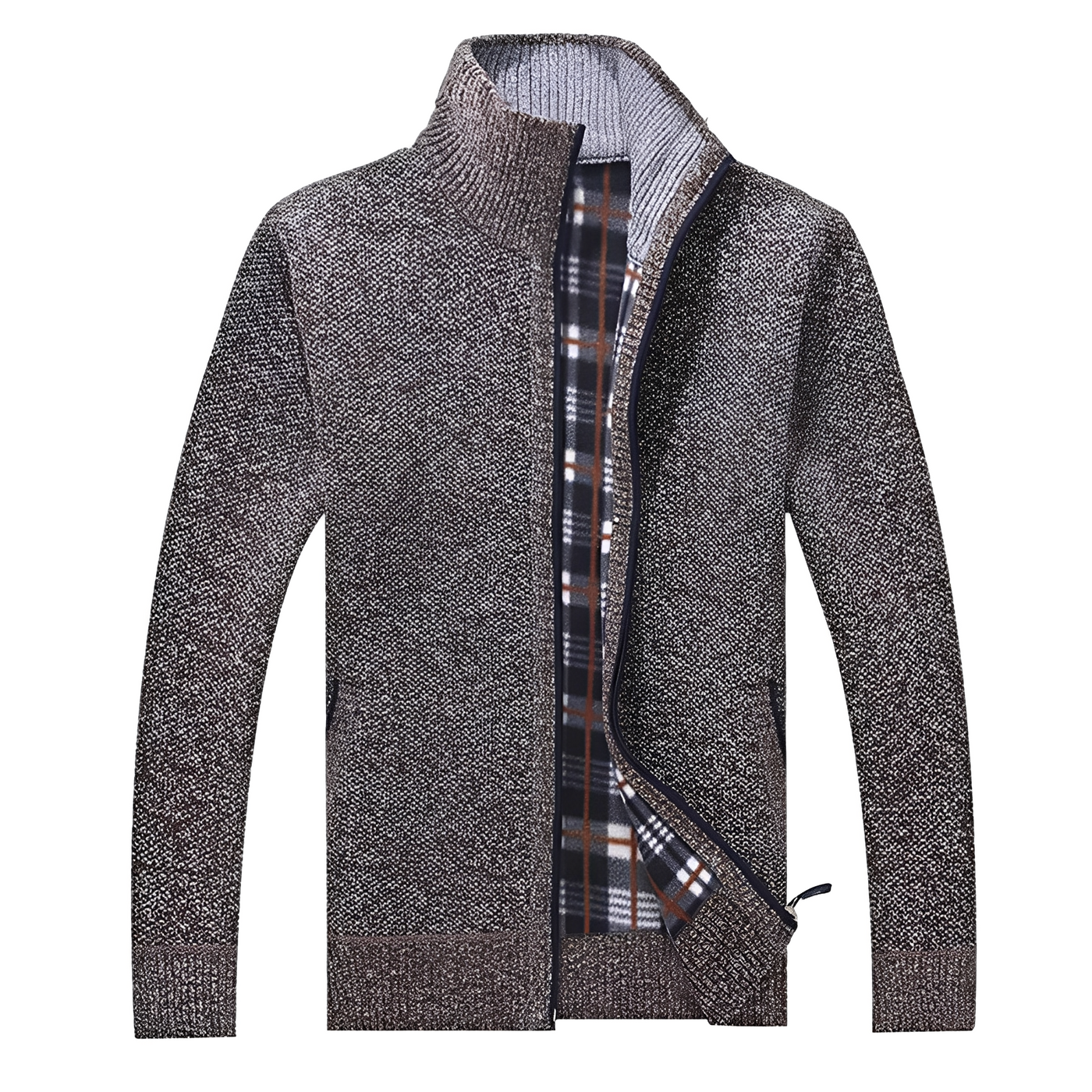 Malinda - Elegante Cardigan con forro de felpa suave para hombres