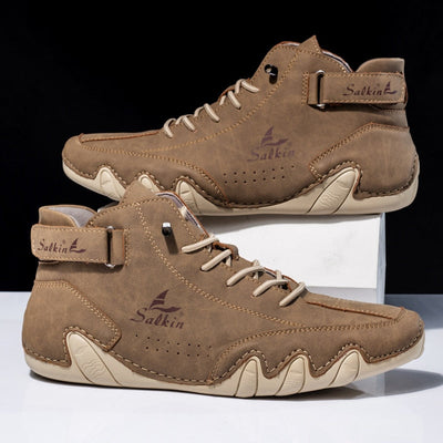 Sergio - Zapatos de Cuero Ortopédicos para Hombres