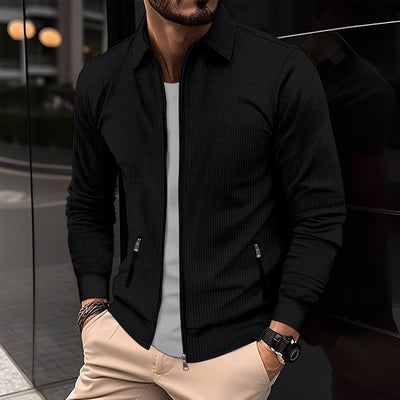 Anthony - Chaqueta moderna con bolsillos con cremallera para hombres