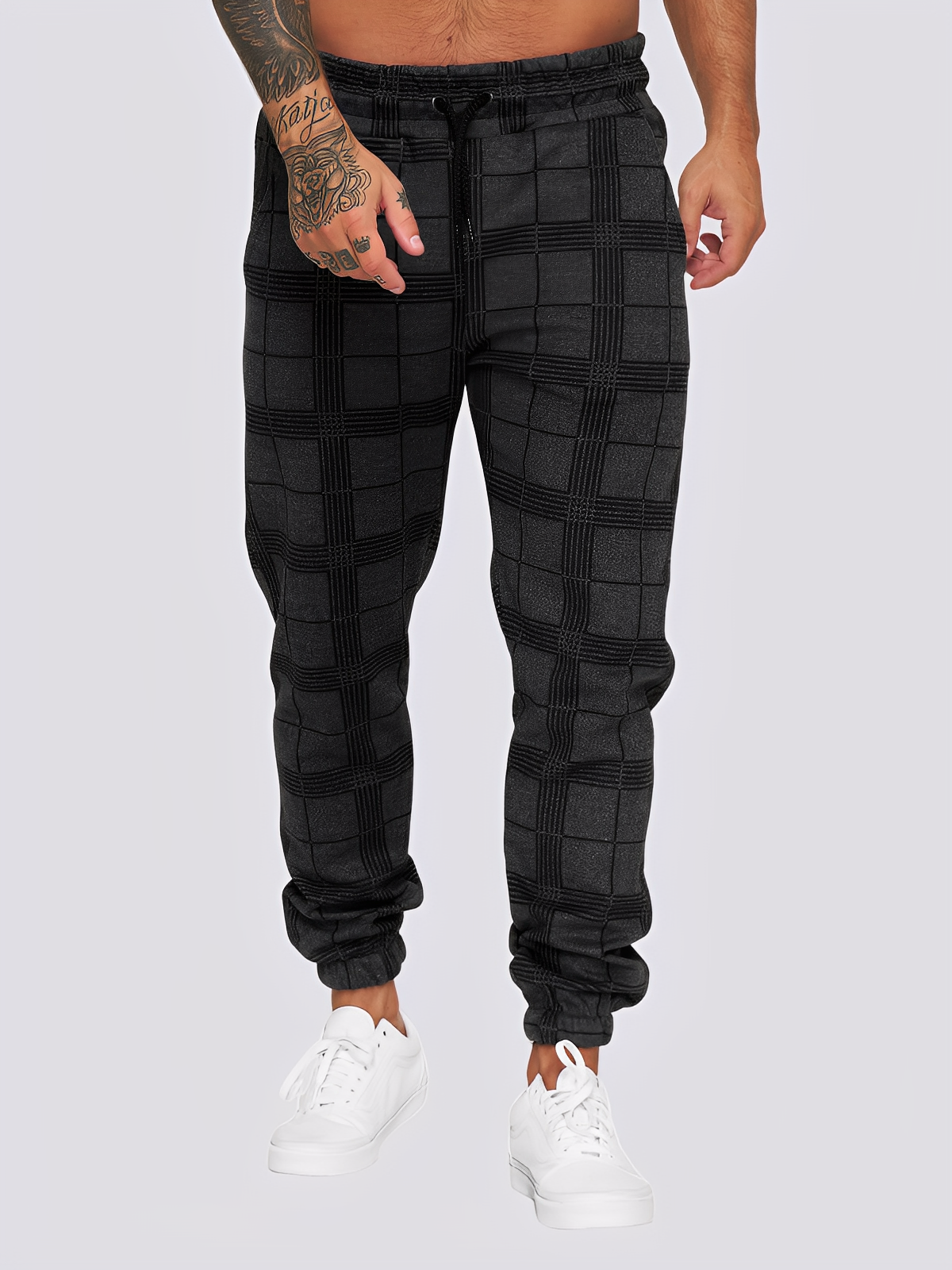 Jaeden - Elegante pantalones a cuadros para hombres