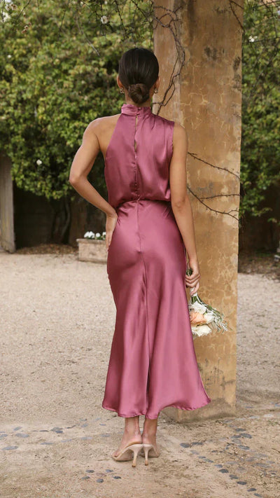 Nancy - Vestido largo y brillante para mujeres