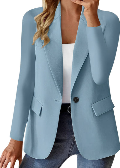 Bethney - Elegante, sencilla chaqueta blazer para mujeres