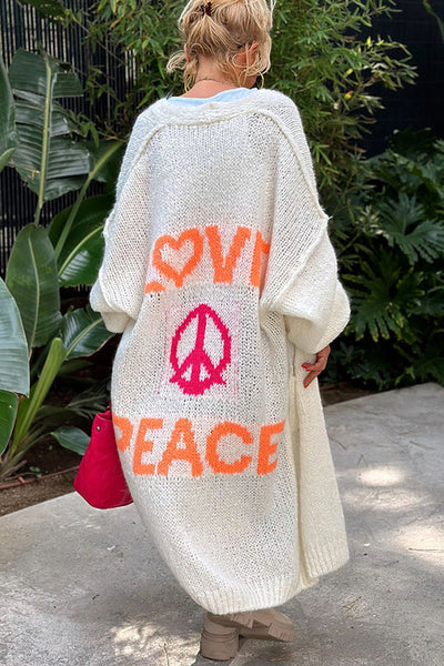 Destiny - Chaleco estilo hippie con vibraciones de amor y paz