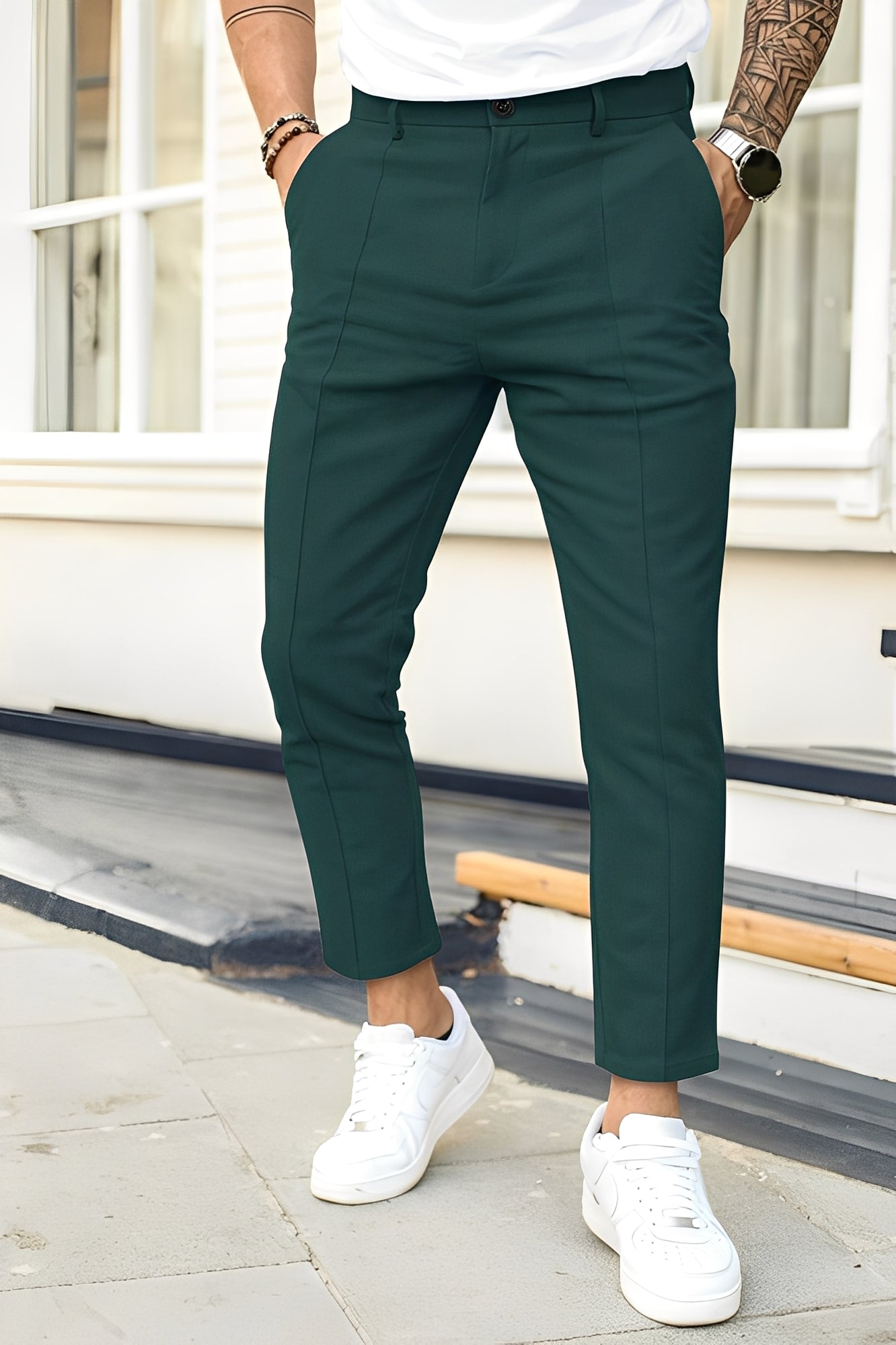 Carson - Pantalón Formal Casual para Hombres