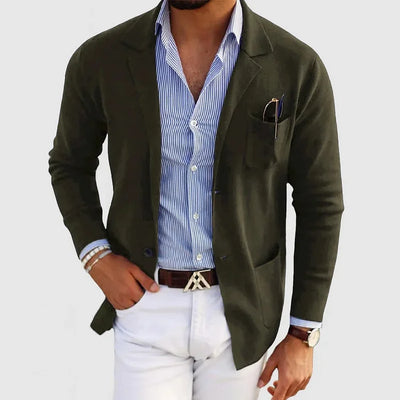 Nico – Elegante blazer de hombre con solapa y botones