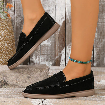 Yasmine - Clásicos Zapatos de Gamuza para Mujer