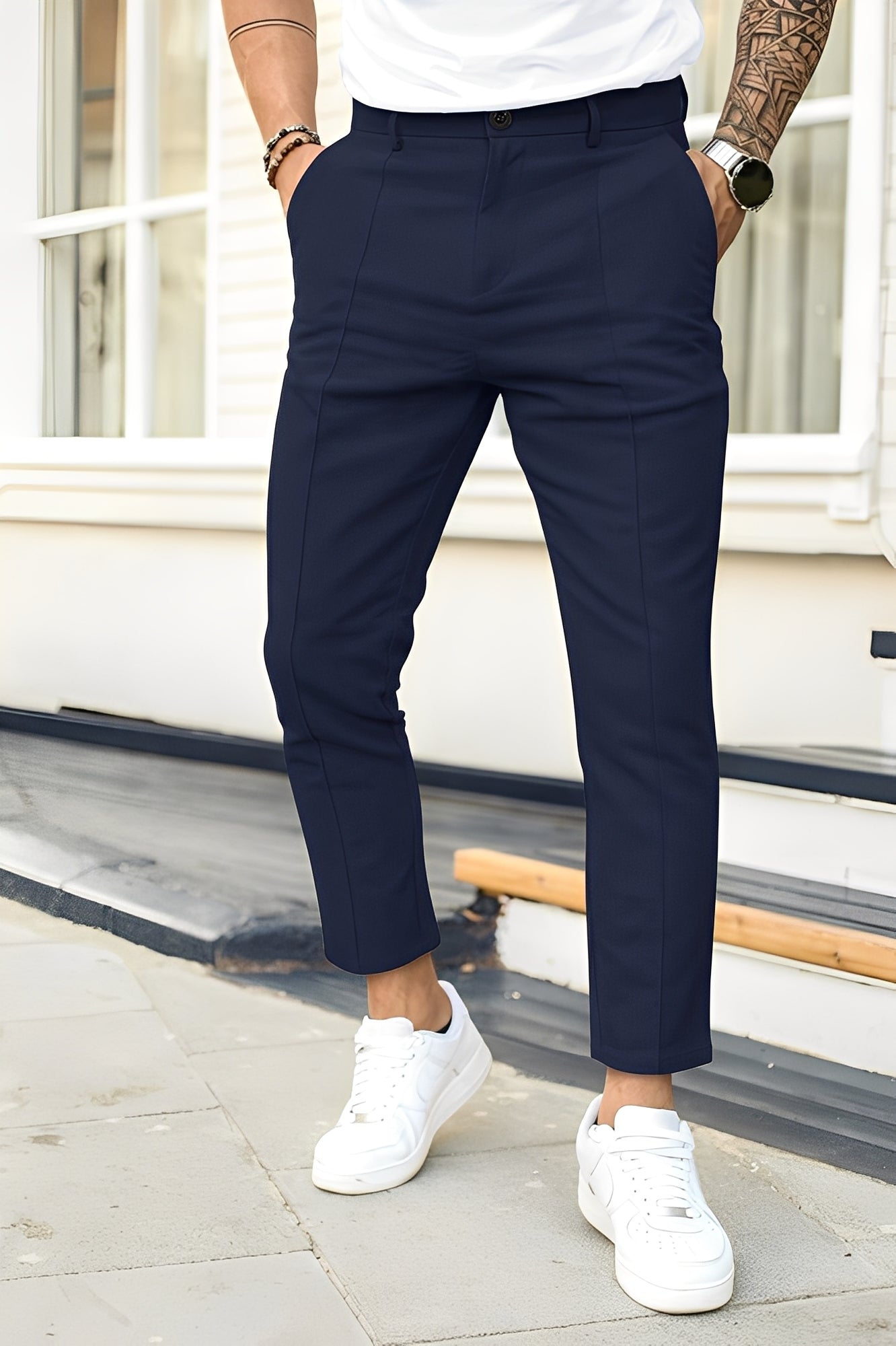 Carson - Pantalón Formal Casual para Hombres