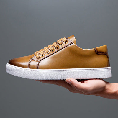 Deven - Clásicos Zapatillas de Cuero para Hombres