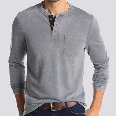 Dashiell - Camisa Casual de Manga Larga para Hombres