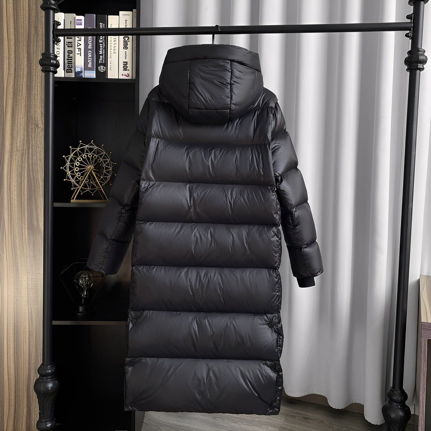 Mildred - Casual larga chaqueta de plumas para mujeres