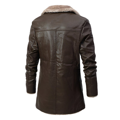 Wilton - Abrigo de peluche casual y cálido para hombres