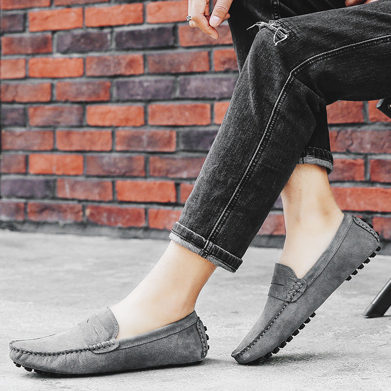 Benson - Moderno Mocasines de Cuero para Hombres