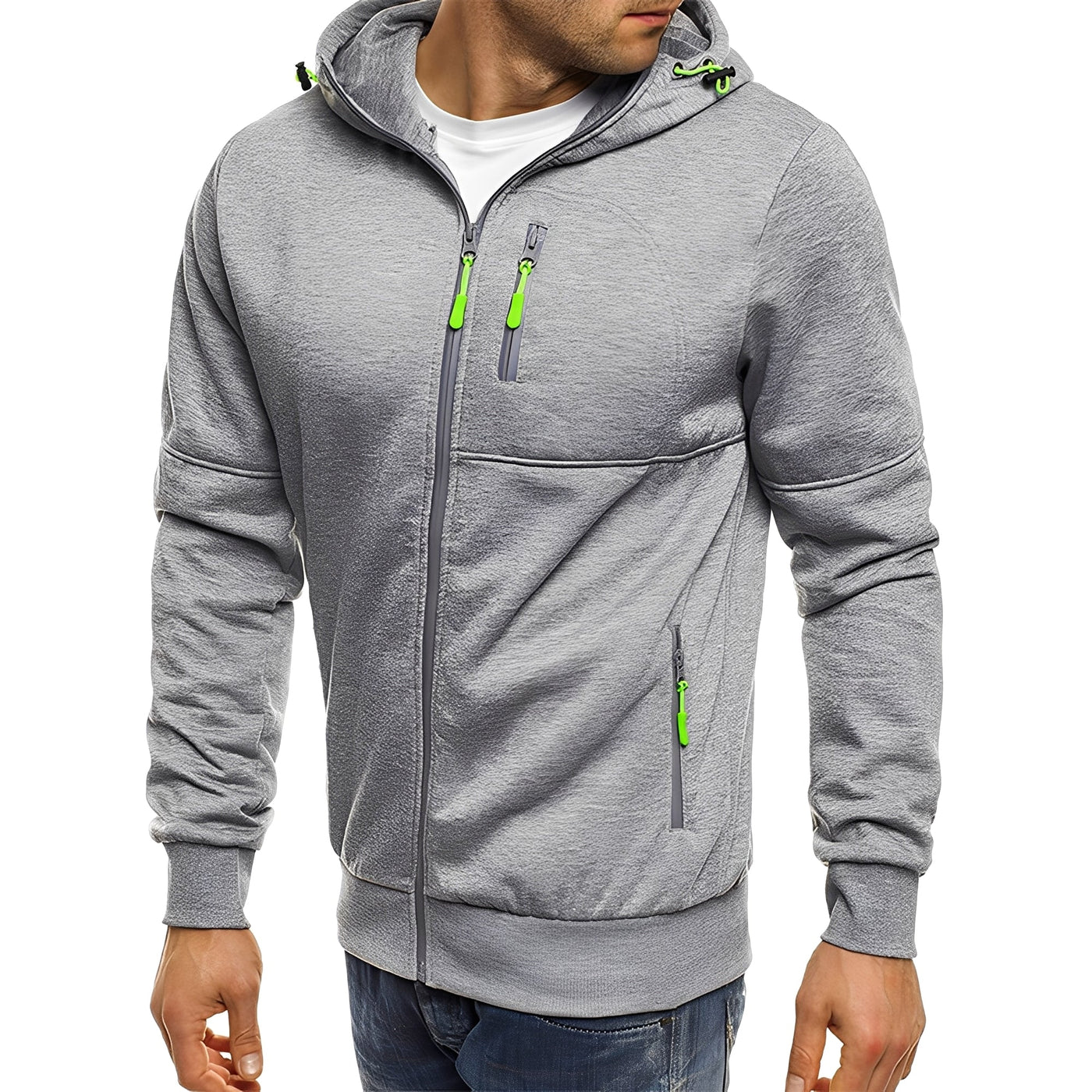 Lowell - Casual, elegante chaqueta con capucha para hombres